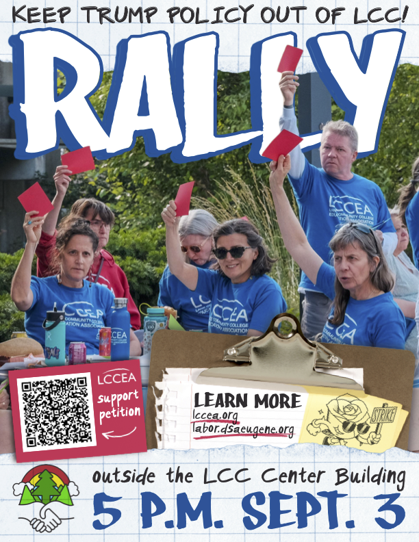 LCCEA rally for a fair contract